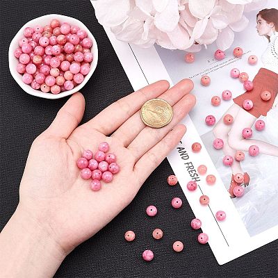 Natural Chalcedony Beads Strands G-AR0001-41-1