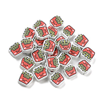 Handmade Polymer Clay Beads X-CLAY-E005-11-1