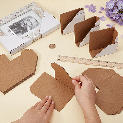 Folding Safety Kraft Paper Photo Album Corner Protector FIND-WH0139-980-1