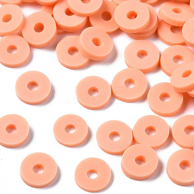 Handmade Polymer Clay Beads LS-X-CLAY-R067-6.0mm-B13-1
