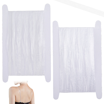 60M 2 Styles TPU Non-slip Bra Straps DIY-GF0013-60-1