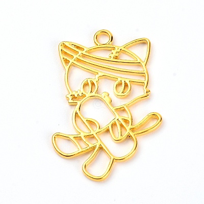 Zinc Alloy Open Back Bezel Pendant PALLOY-TAC0024-22-1