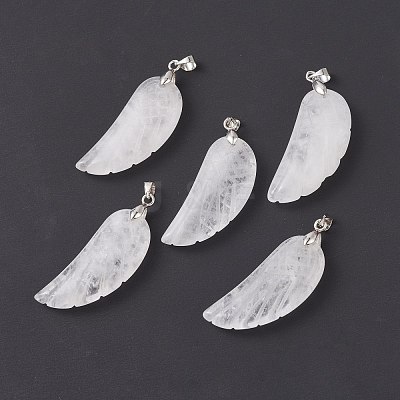 Natural Quartz Crystal Pendants G-I314-01P-05-1