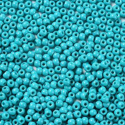 Baking Paint Glass Seed Beads SEED-H002-I-A507-1