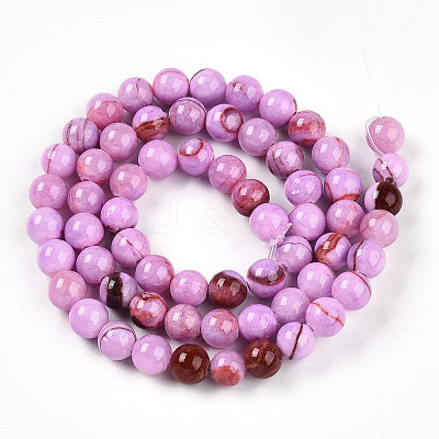 Natural Persian Jade Beads Strands G-A255-A02-01D-1