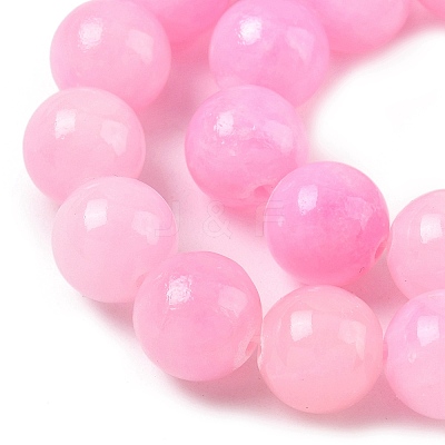 Natural Mashan Jade Round Beads Strands G-D263-10mm-XS23-01-1