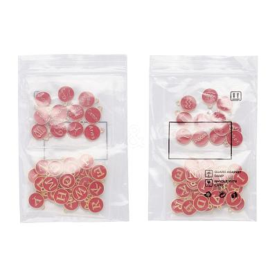 2 Sets 2 Styles Golden Plated Alloy Enamel Charms ENAM-YW0001-28F-1