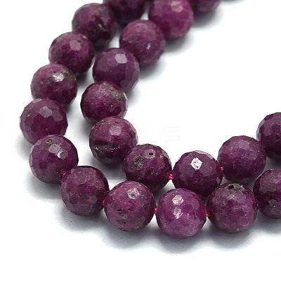 Natural Ruby Beads Strands G-G106-C14-07-1