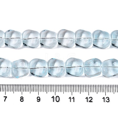 Electroplate Glass Beads Strands EGLA-N012-07I-1