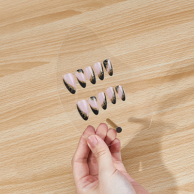 4 Sets Acrylic Nail Art Display Board ODIS-DC0001-06-1