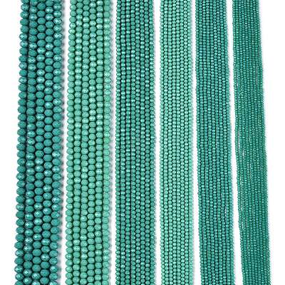 Opaque Solid Color Imitation Jade Glass Beads Strands EGLA-A044-P8mm-D31-1
