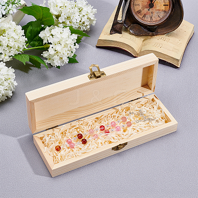 Pine Storage Box WOOD-WH0107-47-1