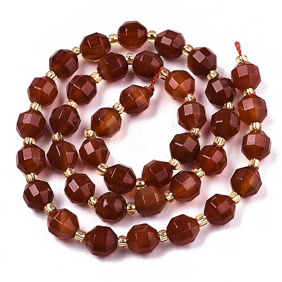 Natural Agate Beads Strands G-T131-82A-07-1