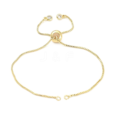 Rack Plating Brass Chain Bracelet Making X-KK-A142-017G-1