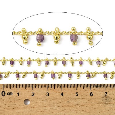 Handmade Brass Cube Link Chains CHC-L053-10G-05-1