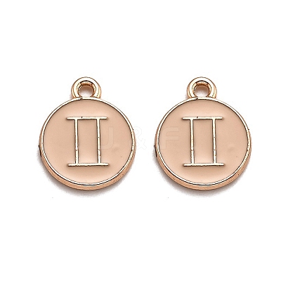 Alloy Enamel Pendants ENAM-S124-01A-10I-1