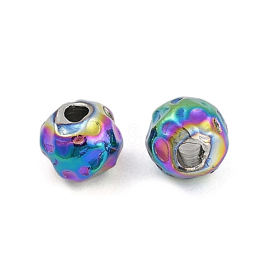 Textured 316 Surgical Stainless Steel Beads STAS-M106-01A-1