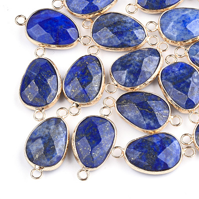 Natural Lapis Lazuli Links connectors X-G-S344-02C-1
