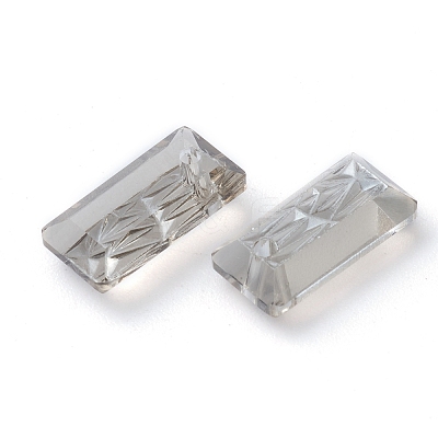 Embossed Glass Rhinestone Pendants GLAA-J101-07A-001SA-1