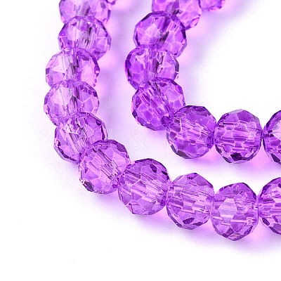 Baking Paint Glass Beads Strands EGLA-Q120-D-B02-1