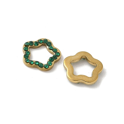 304 Stainless Steel Rhinestone Cabochons STAS-A057-04G-A01-1