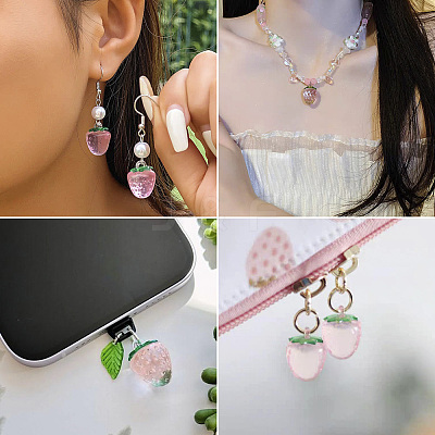 Transparent Acrylic Pendants OACR-FS0001-33B-1