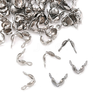 Tarnish Resistant Stainless Steel Bead Tips X-STAS-R061-01-1