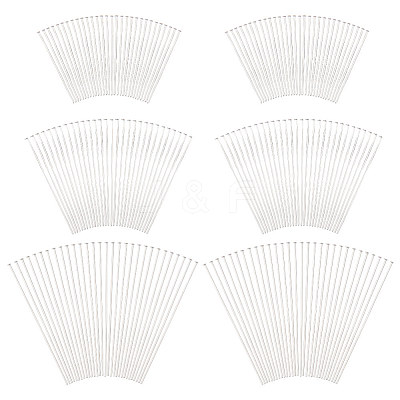 900Pcs 3 Styles 304 Stainless Steel Flat Head Pins STAS-UN0054-02-1