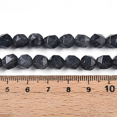 Dyed Natural White Jade Beads Strands G-T139-8mm-46B-1