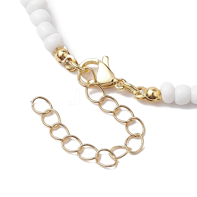 Synthetic Turquoise Necklaces NJEW-JN04773-01-1
