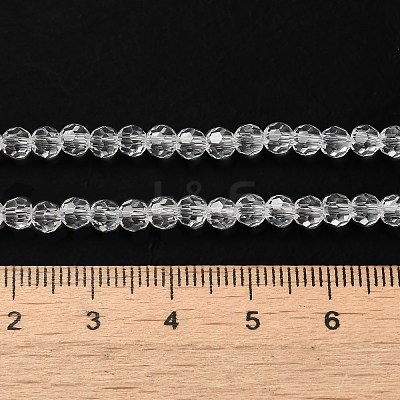 Transparent Glass Beads Strands EGLA-A035-T4mm-D19-1