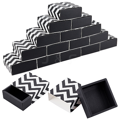 Square Folding Cardboard Small Cake Drawer Box CON-WH0084-49A-1
