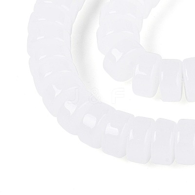 Imitation Jade Glass Beads Strands GLAA-N026-3x6mm-J01-1