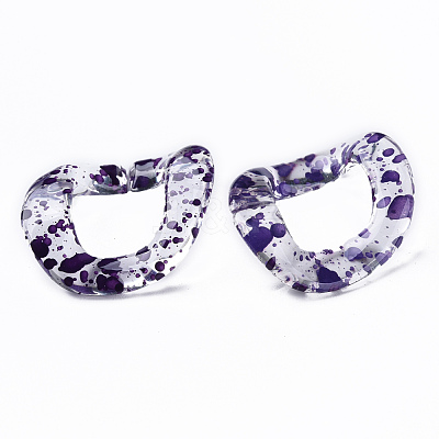 Transparent Acrylic Linking Rings OACR-N009-015A-B12-1