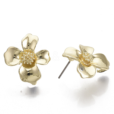 Alloy Stud Earring Findings X-PALLOY-N150-55-1