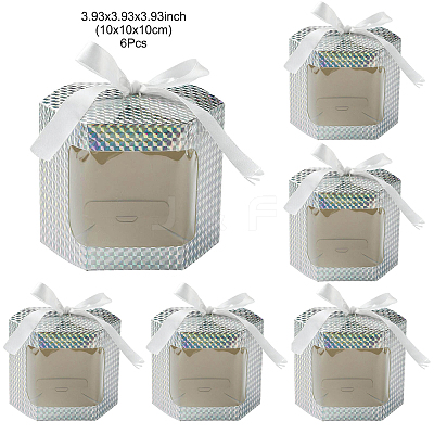Hexagon Laser Window Paper Gift Boxes CON-FZC0002-001A-02-1