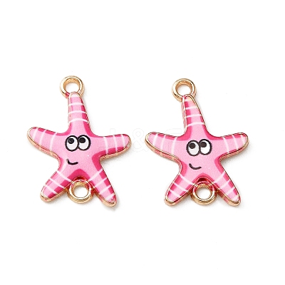 Ocean Theme Alloy Enamel Connector Charms FIND-CJC0017-15KCG-04-1