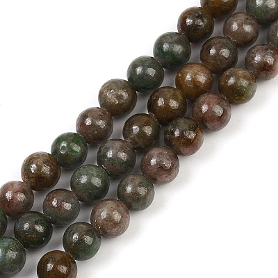 Natural Garnet Beads Strands G-H093-B04-6mm-1