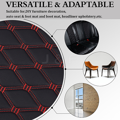 PVC Leather with Foam Fabric DIY-WH0671-392C-1