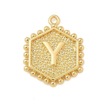 Brass Pendants KK-B126-01G-Y-1