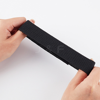 100Pcs Nylon with Polyester Elastic Hook and Loop Straps DIY-CN0004-65-1