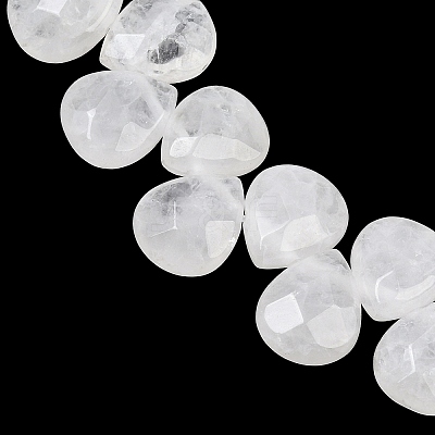 Natural Quartz Crystal Beads Strands X-G-T006-15-1