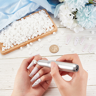 100Pcs Plastic Sleeve Ring FIND-OC0003-05A-1