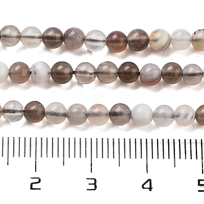 Natural Botswana Agate Beads Strands G-G143-A02-02-1