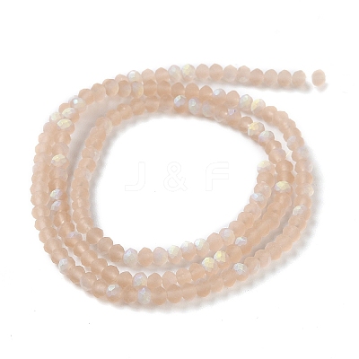 Imitation Jade Glass Beads Strands EGLA-A034-T2mm-MB20-1