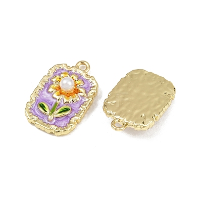 Alloy Enamel Pendants PALLOY-P311-01C-G-1