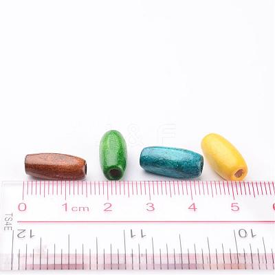 Lead Free Rice Natural Wood Beads X-YTB030-1