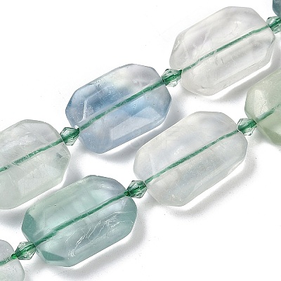 Natural Colorful Fluorite Beads Strands G-B125-P13-01-1