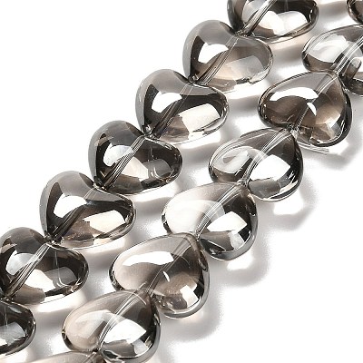 Electroplate Glass Beads Strands EGLA-B008-01A-PL02-1