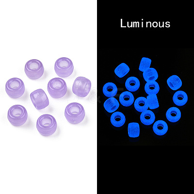 Transparent & Luminous Plastic Beads KY-T025-01-H04-1